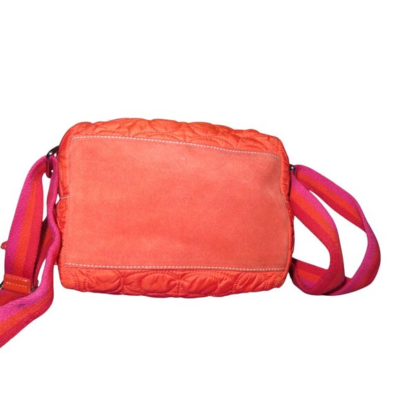 Coach 2004 Limited Edition Jack Russell Red Quilted Nylon & Leather Backpack main image 5